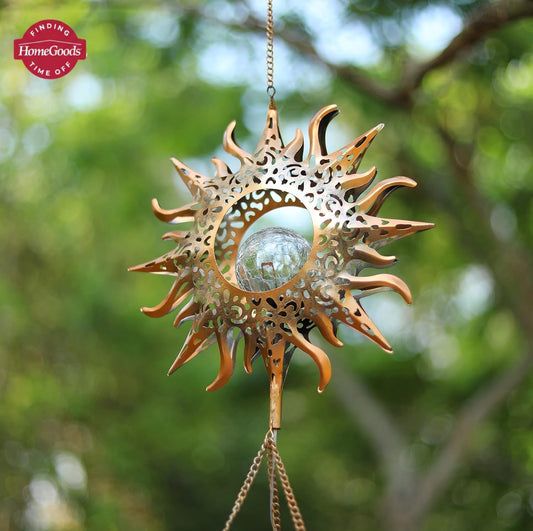 Magical Celestial Solar Wind Chime That Glows at Night ☀️🌙