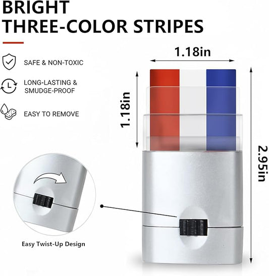 🎨 Game Day Face Paint Stick & Decals - USA 2026 World Cup ✨🇺🇸