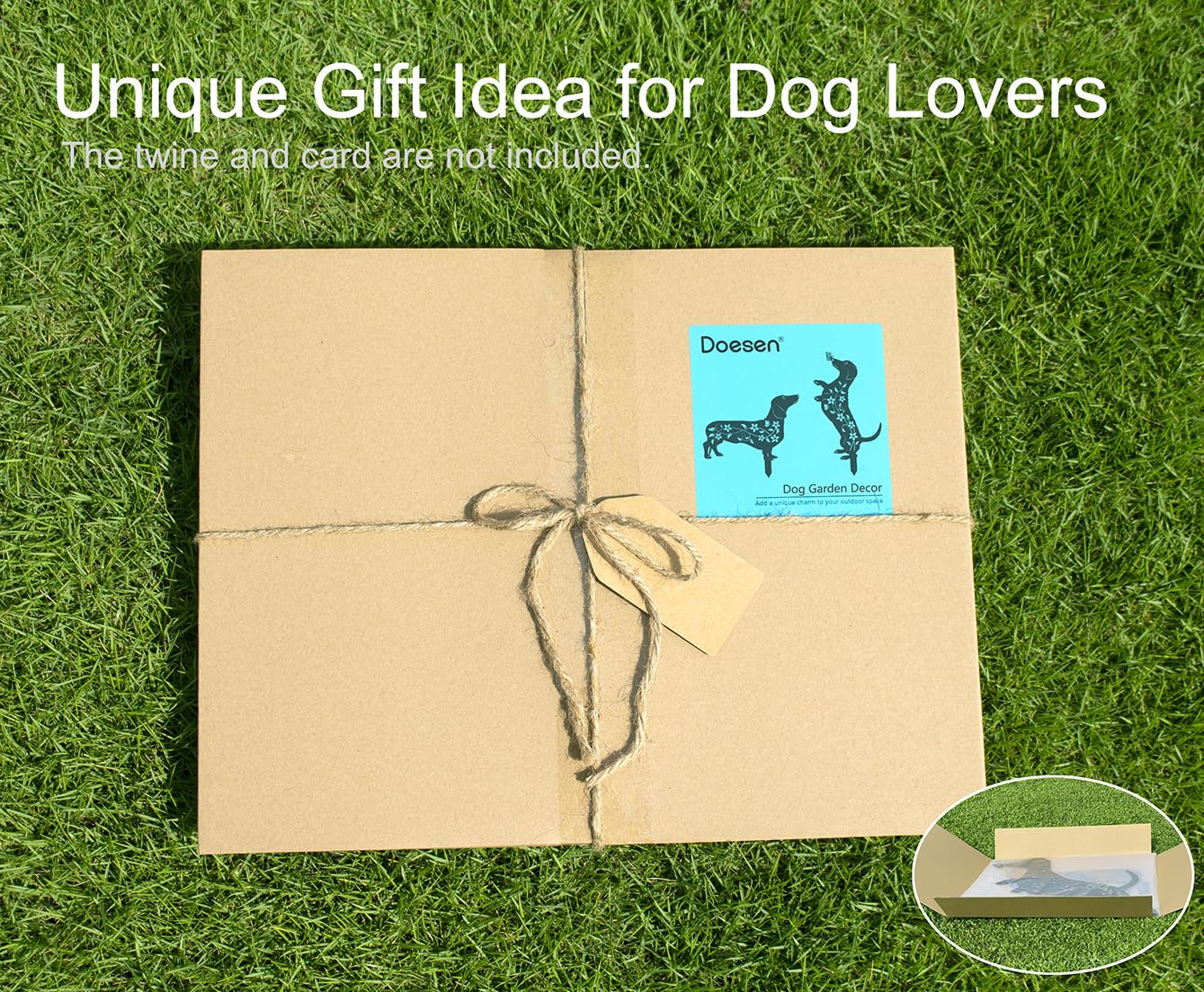 Dachshund Garden Patch - High-Quality Thick Metal Plating with Rust-Proof Layer