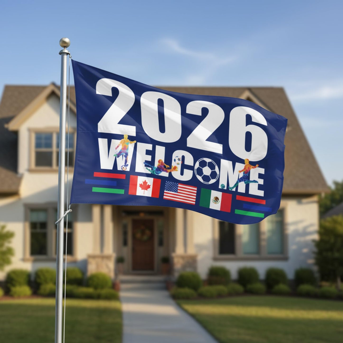 🇺🇸 2026 World Cup USA Supporters Garden Flag | Double-Sided Soccer Yard Decor ⚽🏆