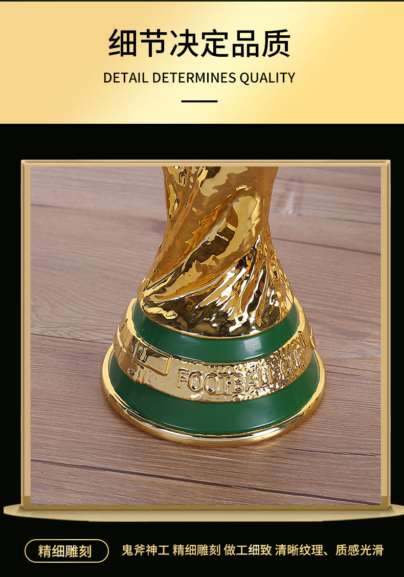 🌎 2026 North America Soccer Champion Trophy | Golden Cup Model for Sports Decor 🥇