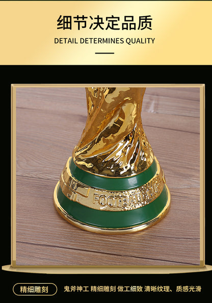 🌎 2026 North America Soccer Champion Trophy | Golden Cup Model for Sports Decor 🥇