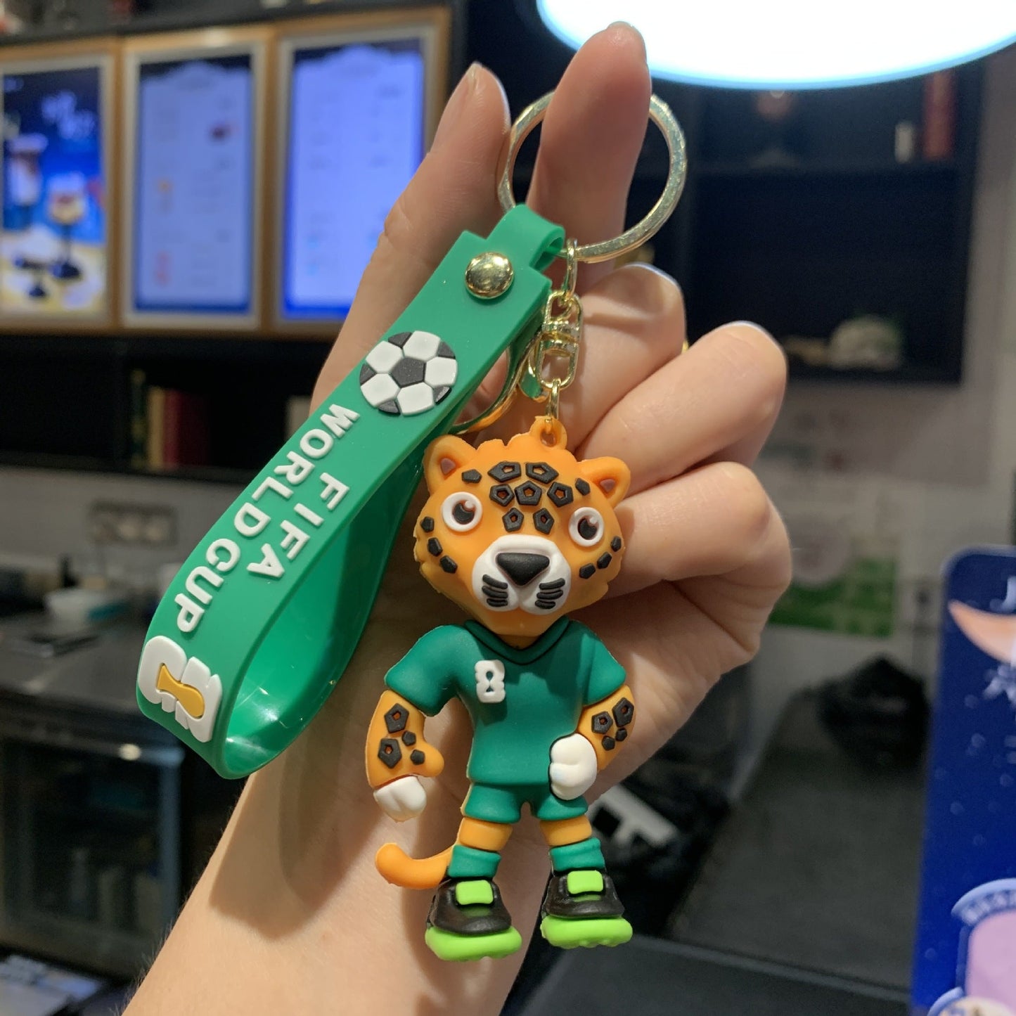 USA-Canada-Mexico World Cup Leopard🐆 Eagle🦅 & Deer🦌 | Mascot Keychain