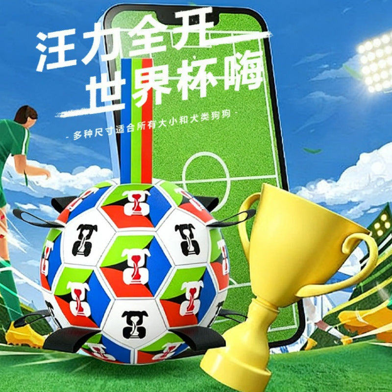 ⚽ 2026 USA World Cup Pet Soccer Toy | Interactive Game Day Fetch Ball 🐾