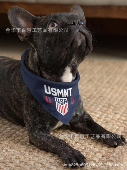 🐕2026 World Cup Pet Bandana & Scarf | Patriotic Dog Apparel