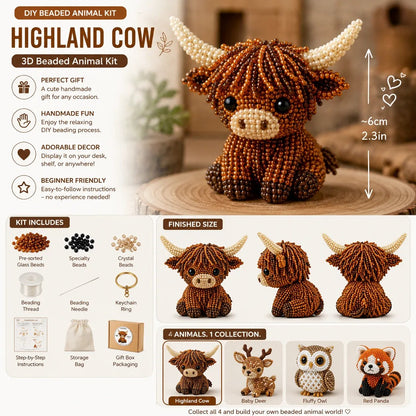 🧵✨ Creative Beaded Mini World 3D DIY Kit Collection 🐦