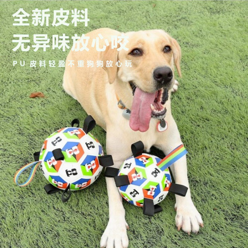⚽ 2026 USA World Cup Pet Soccer Toy | Interactive Game Day Fetch Ball 🐾