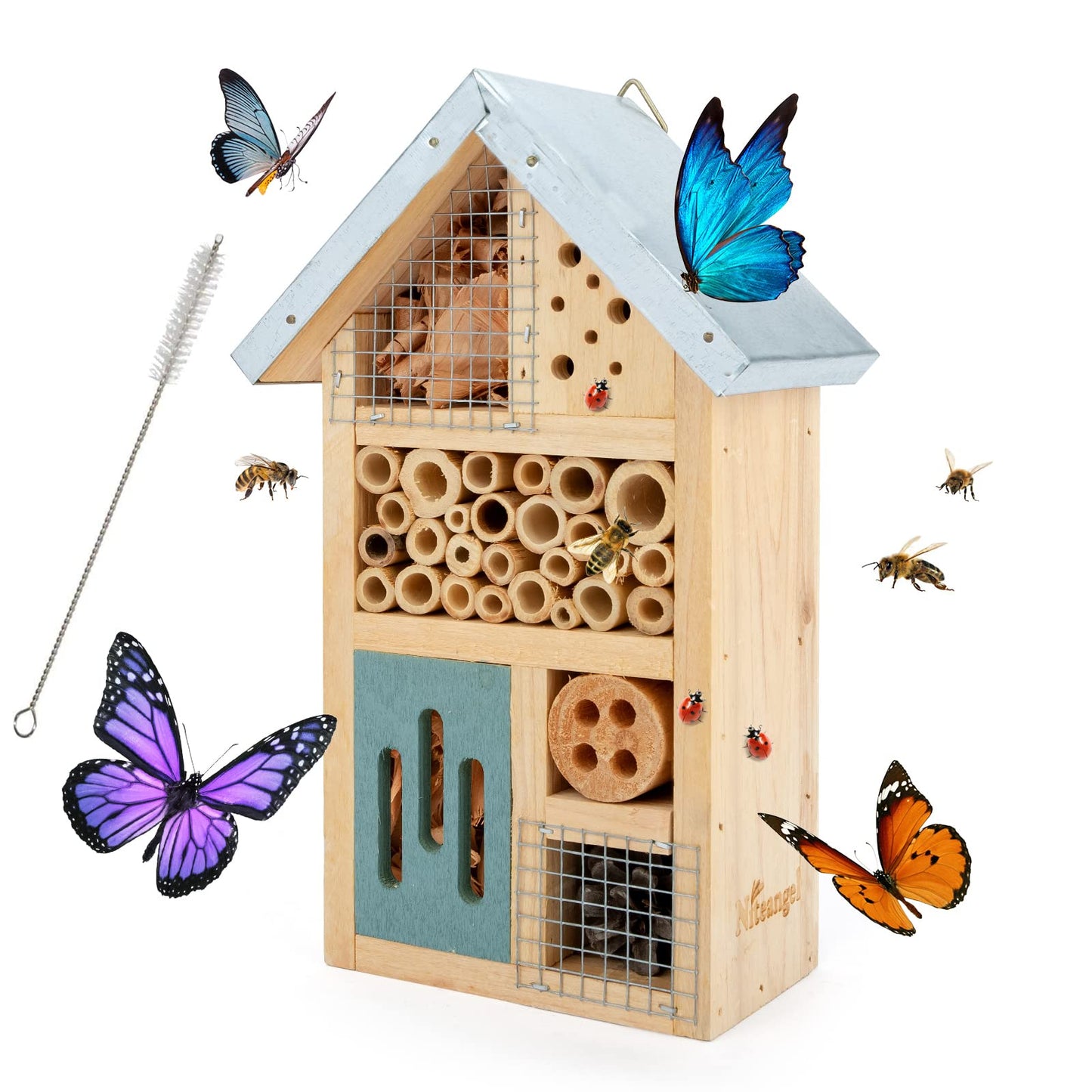 The Lumina Eco-Lodge™ Solar-Powered Garden Habitat 🦋