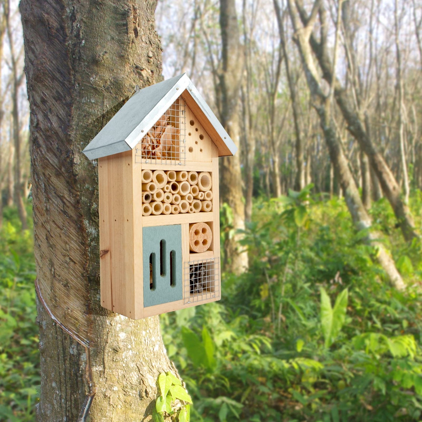 The Lumina Eco-Lodge™ Solar-Powered Garden Habitat 🦋