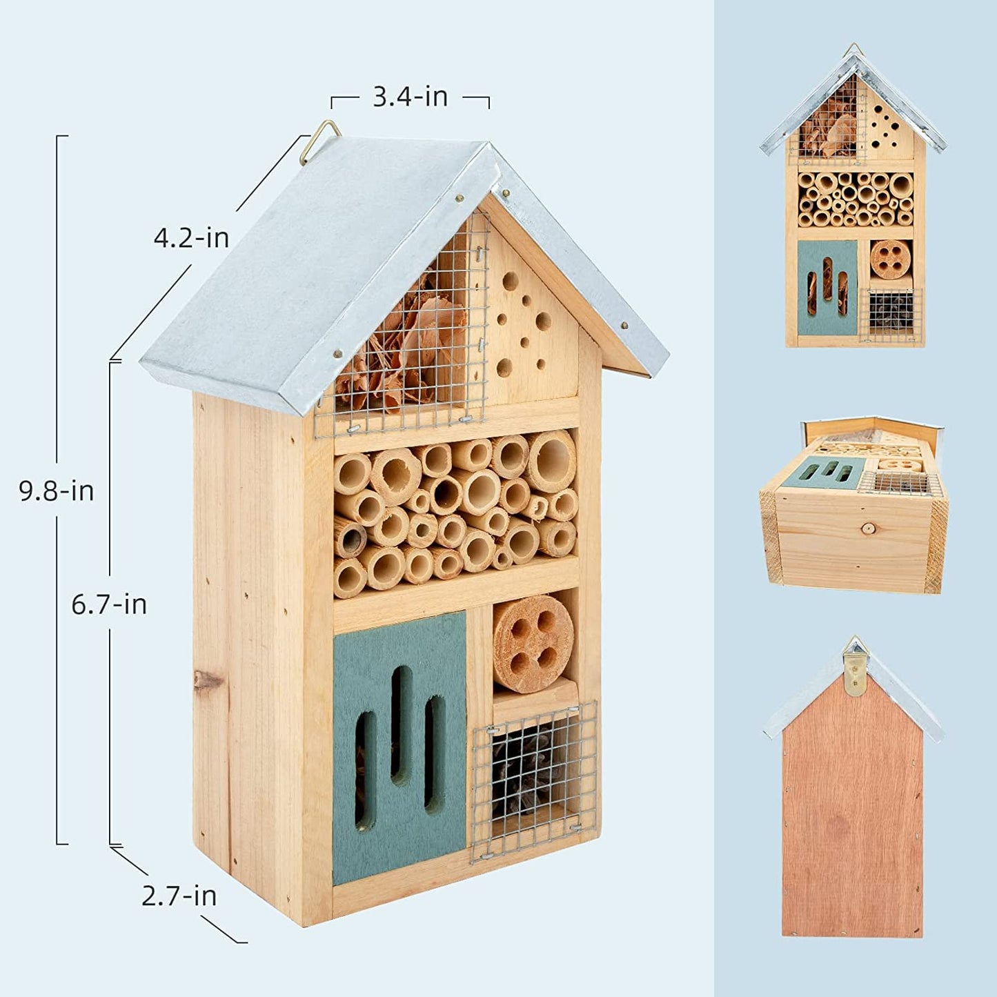 The Lumina Eco-Lodge™ Solar-Powered Garden Habitat 🦋