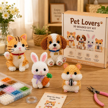 🧵✨ Creative Beaded Mini World 3D DIY Kit Collection 🐦
