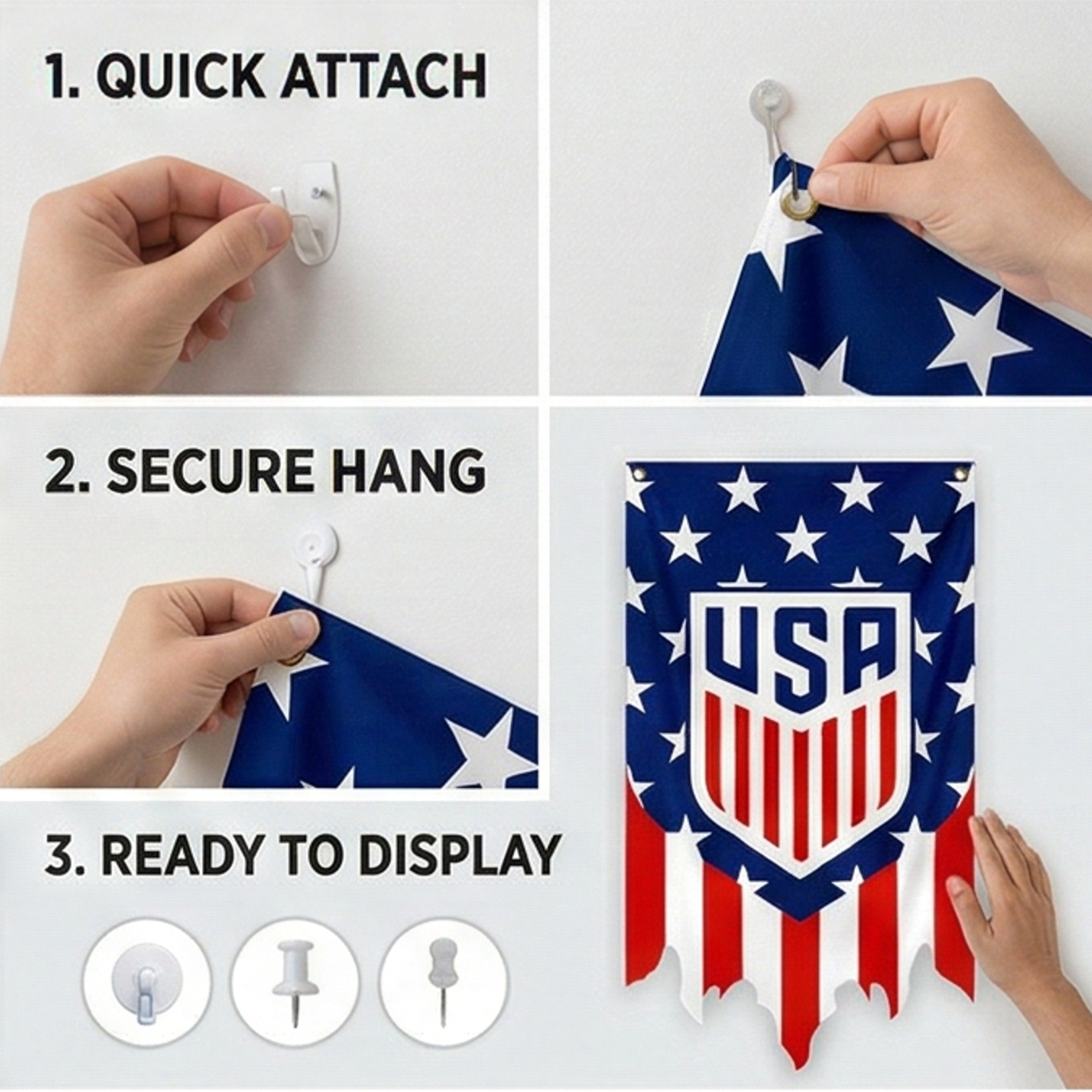 🚩 USA 2026 World Cup Fan Cape / Support Flag 🦅⚽