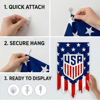 🚩 USA 2026 World Cup Fan Cape / Support Flag 🦅⚽