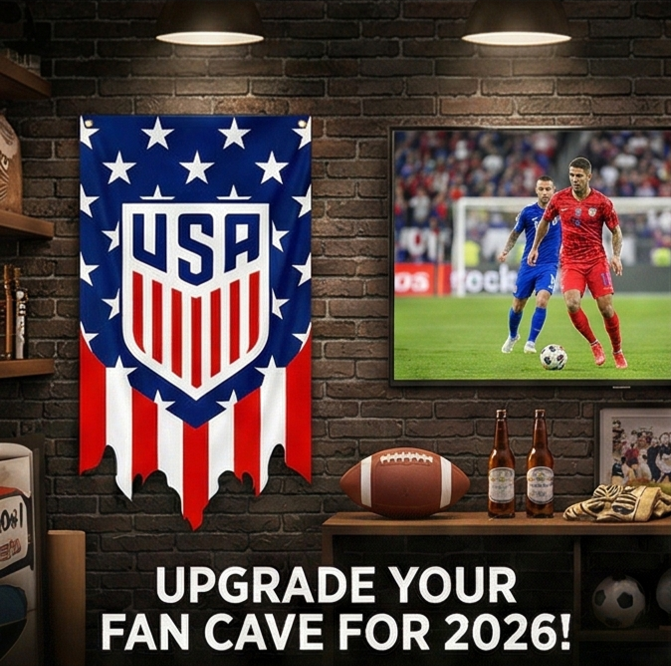 🚩 USA 2026 World Cup Fan Cape / Support Flag 🦅⚽