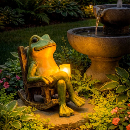 🐸 Glowing Garden Frog✨