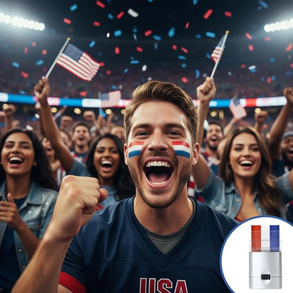 🎨 Game Day Face Paint Stick & Decals - USA 2026 World Cup ✨🇺🇸