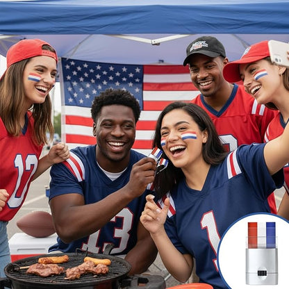 🎨 Game Day Face Paint Stick & Decals - USA 2026 World Cup ✨🇺🇸