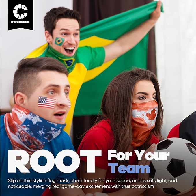 🛡️ UV Protection Neck Gaiter / Face Cover - USA 2026 World Cup ☀️🇺🇸