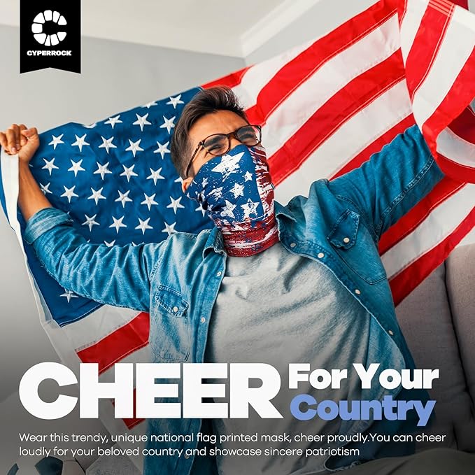 🛡️ UV Protection Neck Gaiter / Face Cover - USA 2026 World Cup ☀️🇺🇸