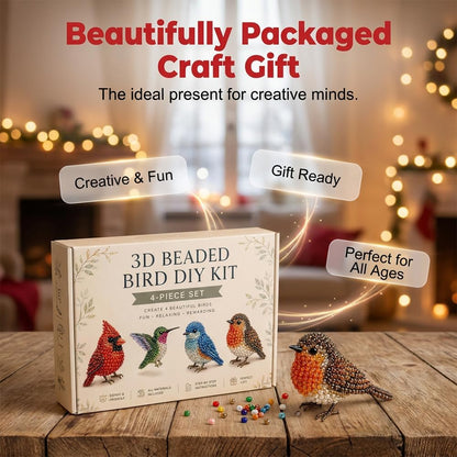 🧵✨ Creative Beaded Mini World 3D DIY Kit Collection 🐦