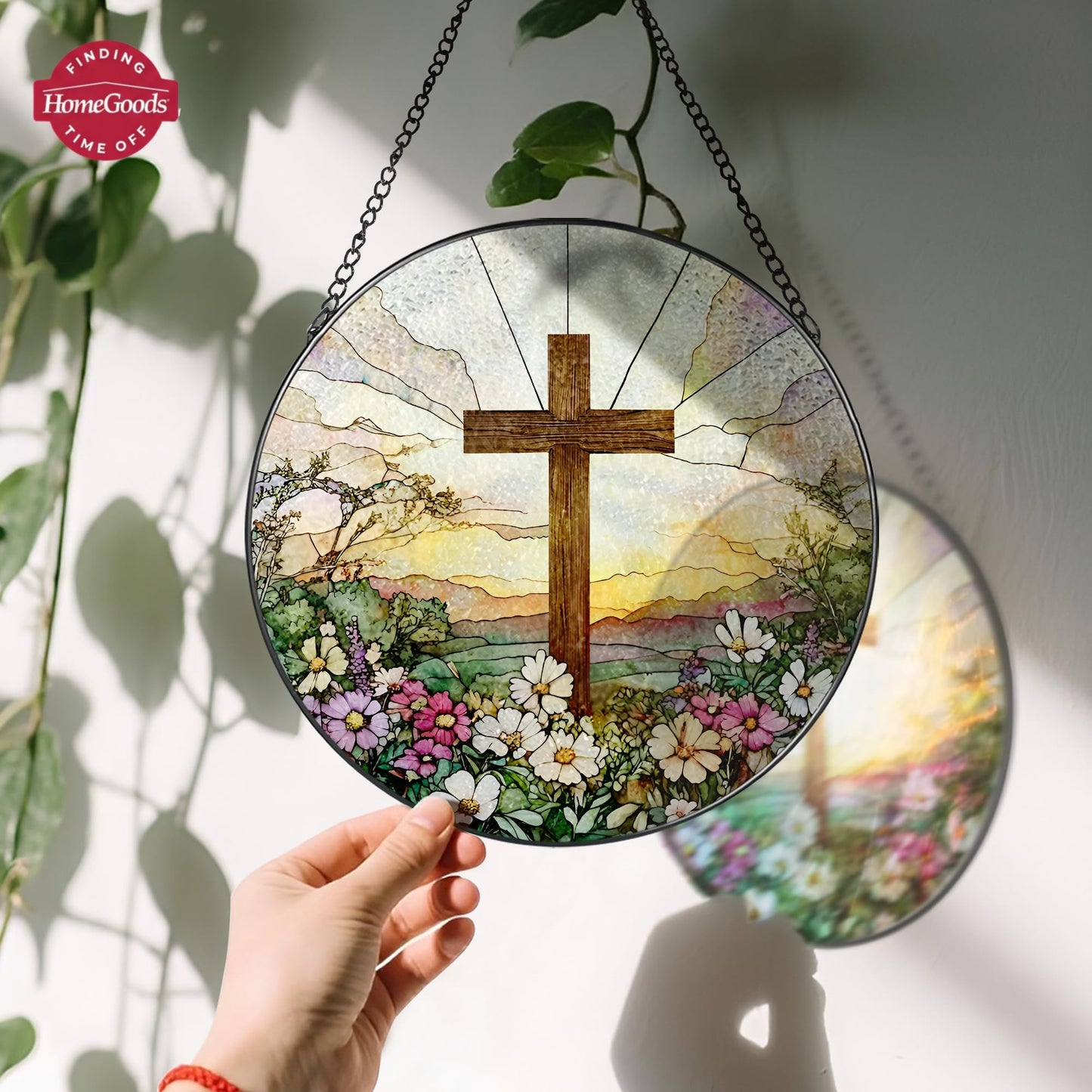 Divine Light: Blessed Virgin Mary Stained-Glass Suncatcher 🌅