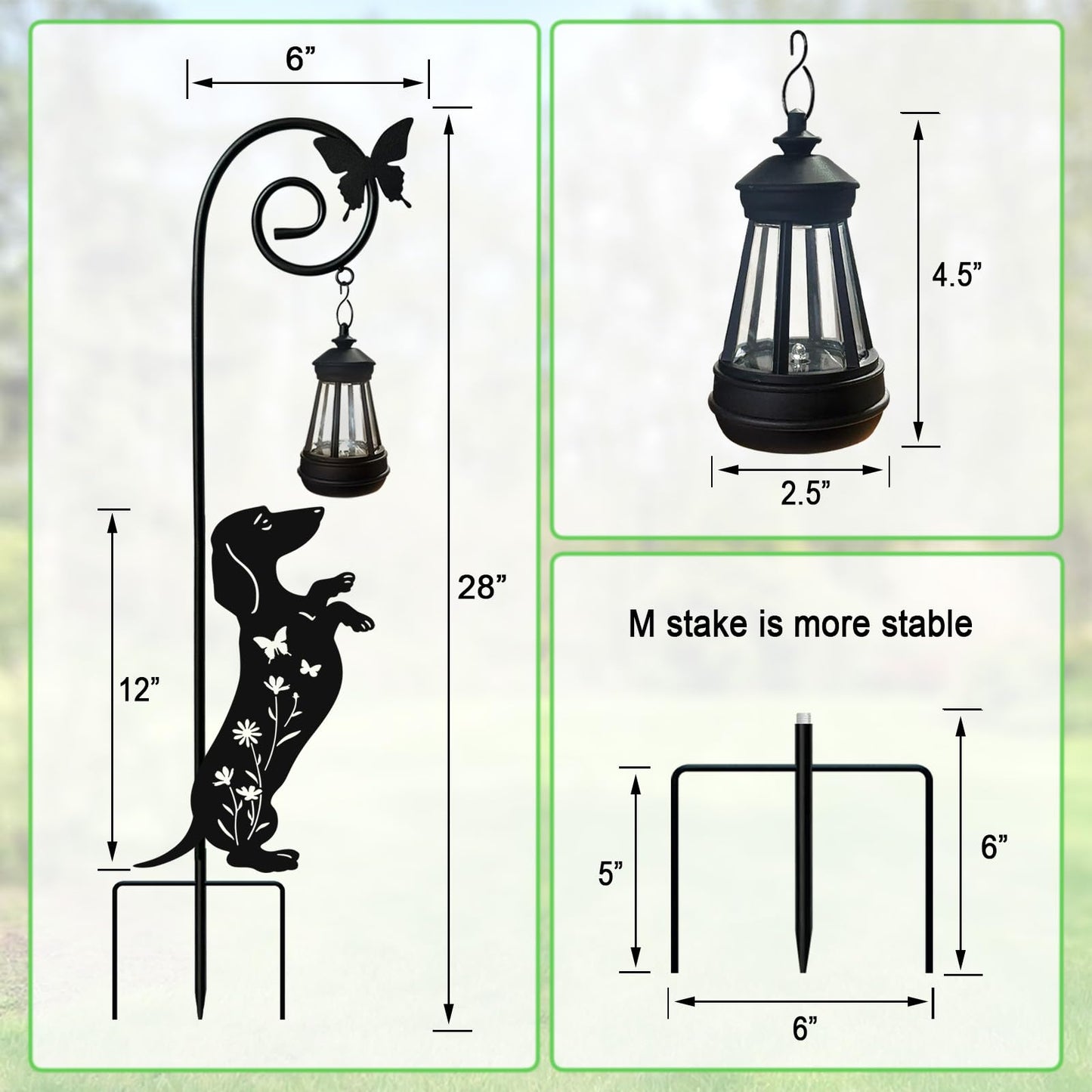 🌟Limited-time offer - 50% off🌟Dachshund Solar Lights Garden Stakes