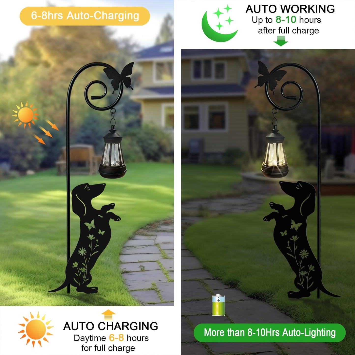 🌟Limited-time offer - 50% off🌟Dachshund Solar Lights Garden Stakes