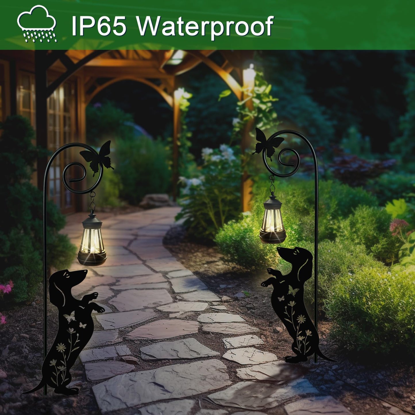 🌟Limited-time offer - 50% off🌟Dachshund Solar Lights Garden Stakes