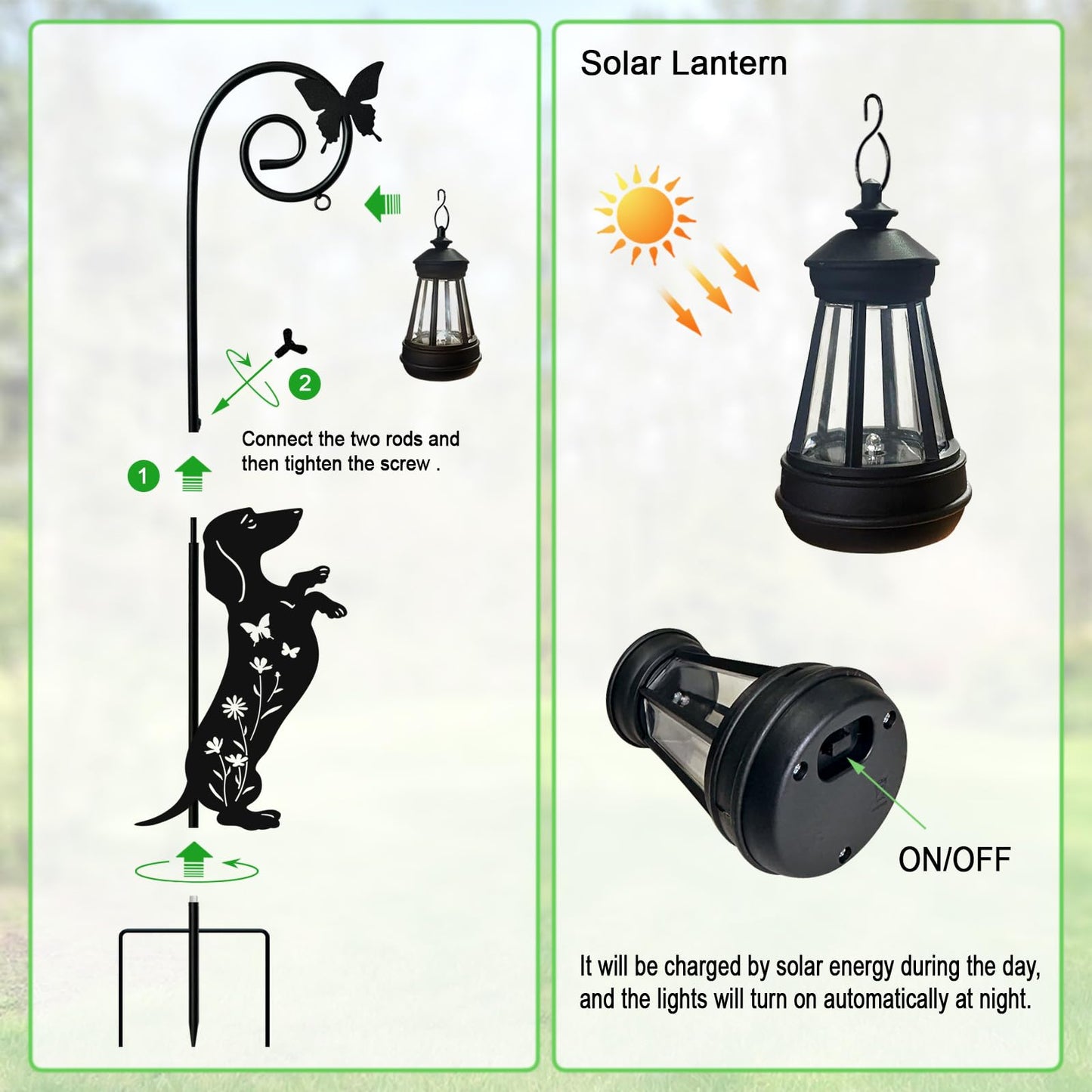 🌟Limited-time offer - 50% off🌟Dachshund Solar Lights Garden Stakes