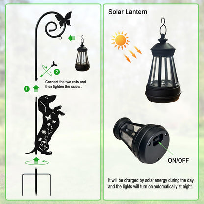 🌟Limited-time offer - 50% off🌟Dachshund Solar Lights Garden Stakes
