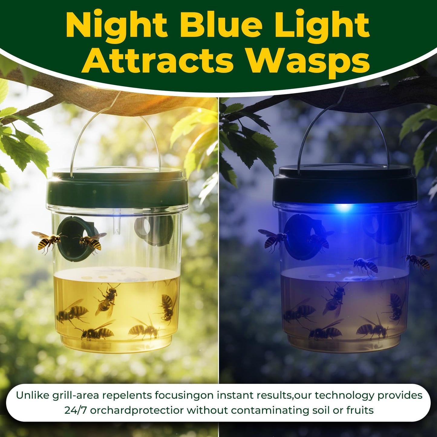 2026 New Upgrade Wasp & Hornet Trap Yellow Jacket Catcher