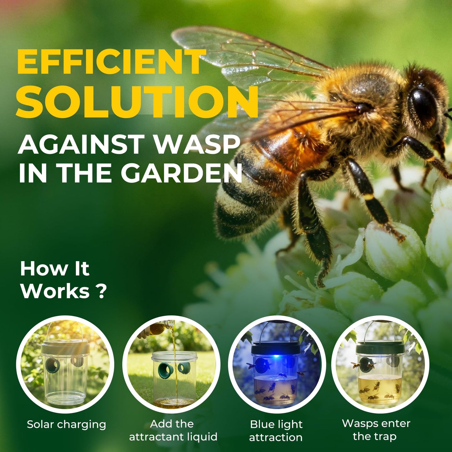 2026 New Upgrade Wasp & Hornet Trap Yellow Jacket Catcher