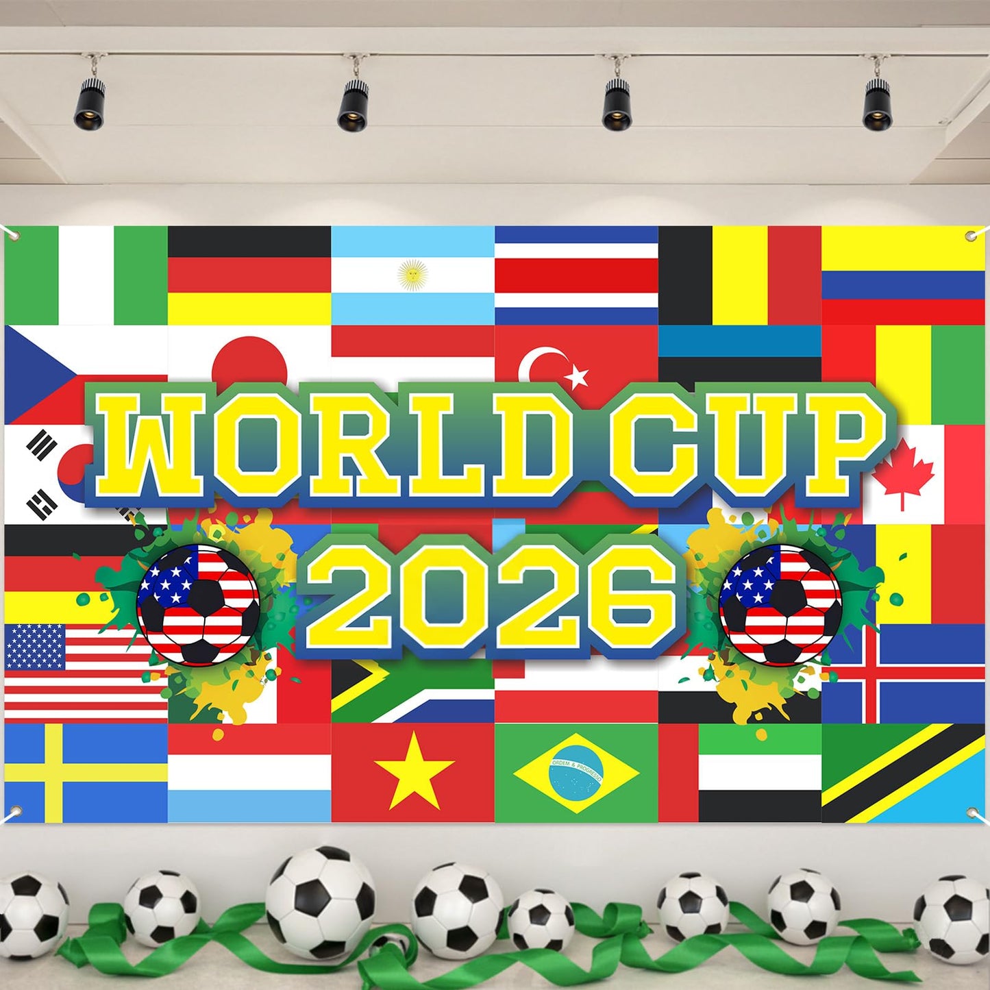 🎉2026 World Cup Photo Booth Backdrop | Ultimate Watch Party Photography Background ⚽
