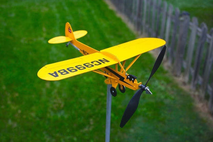 Thyggzjbs Piper J3 Cub Airplane Weathervane