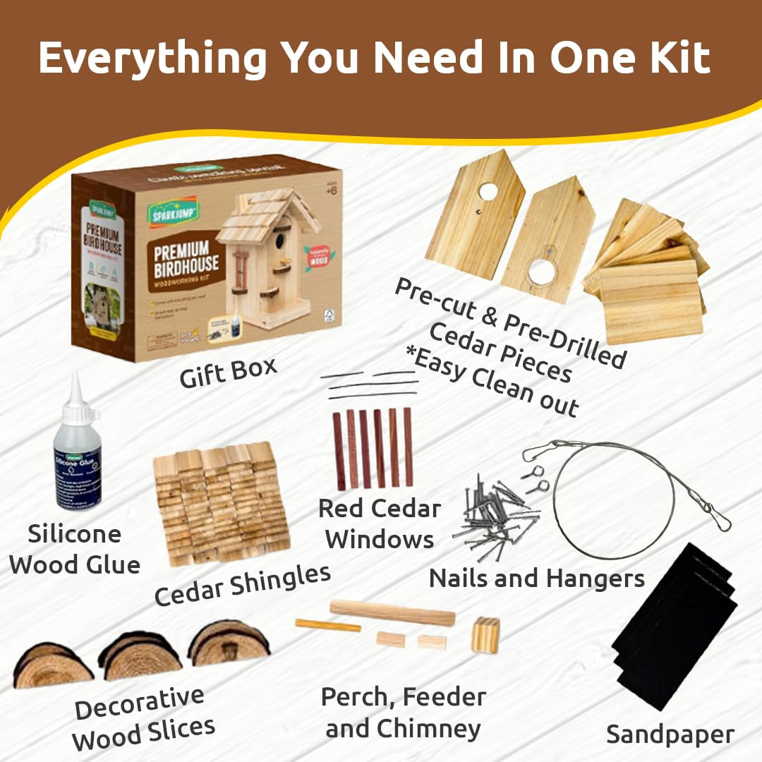 The Woodland Retreat™ Family Bird B&B Crafting Kit (Complete Edition)