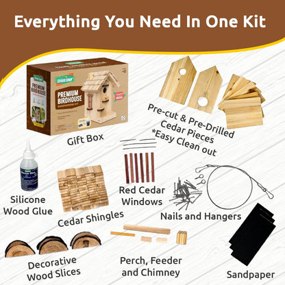 The Woodland Retreat™ Family Bird B&B Crafting Kit (Complete Edition)