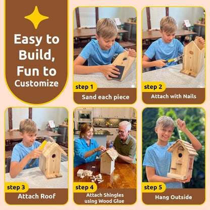 The Woodland Retreat™ Family Bird B&B Crafting Kit (Complete Edition)