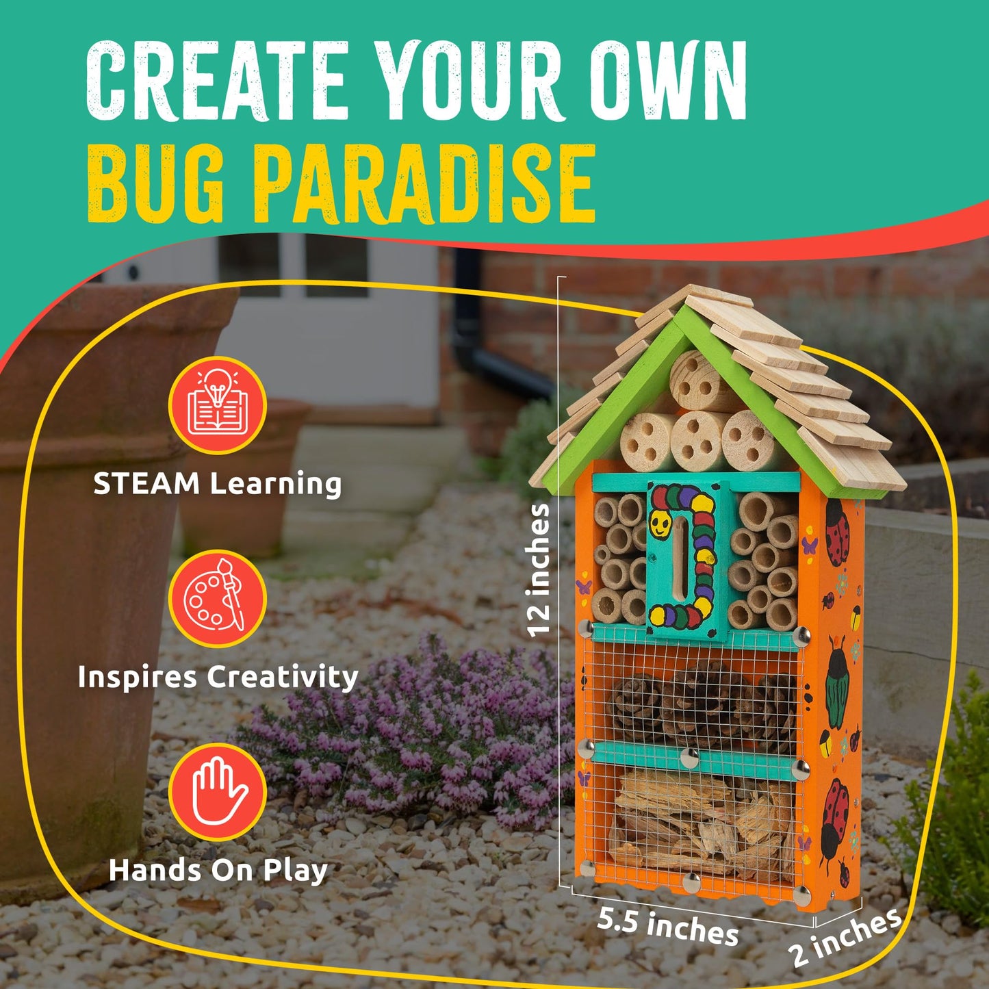The Heritage Garden™ Family Bug B&B Crafting Kit (Complete Edition)🦋