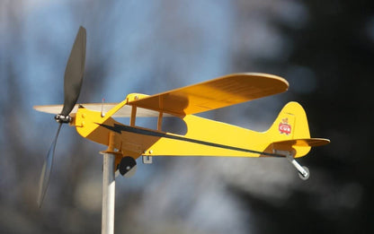 Thyggzjbs Piper J3 Cub Airplane Weathervane