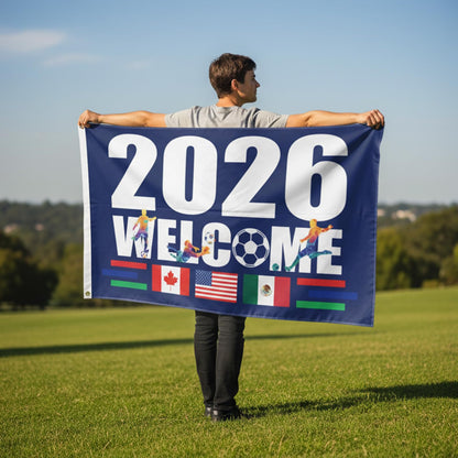 🇺🇸 2026 World Cup USA Supporters Garden Flag | Double-Sided Soccer Yard Decor ⚽🏆