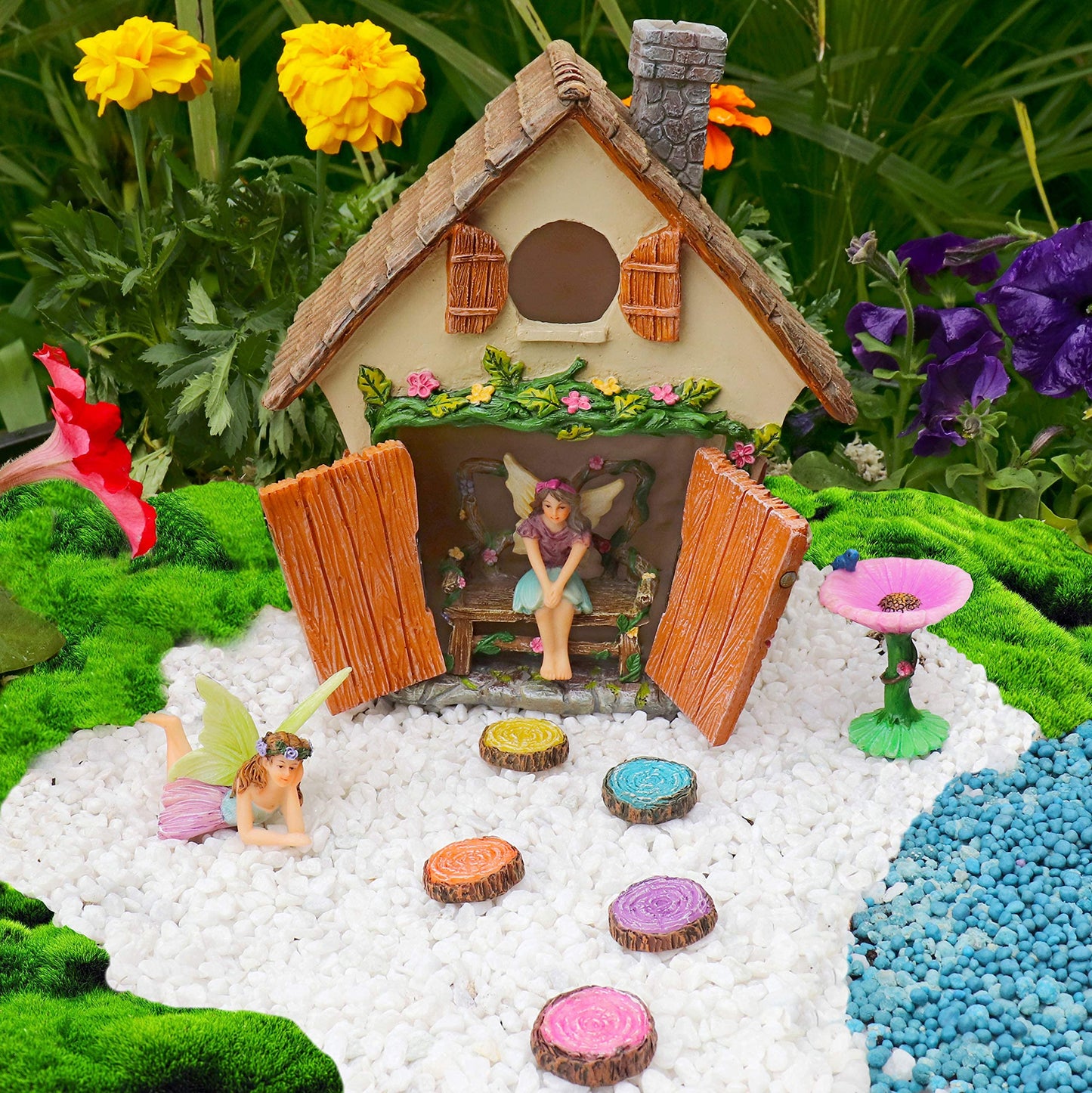 Meadow & Oak Fairy Garden House Kit