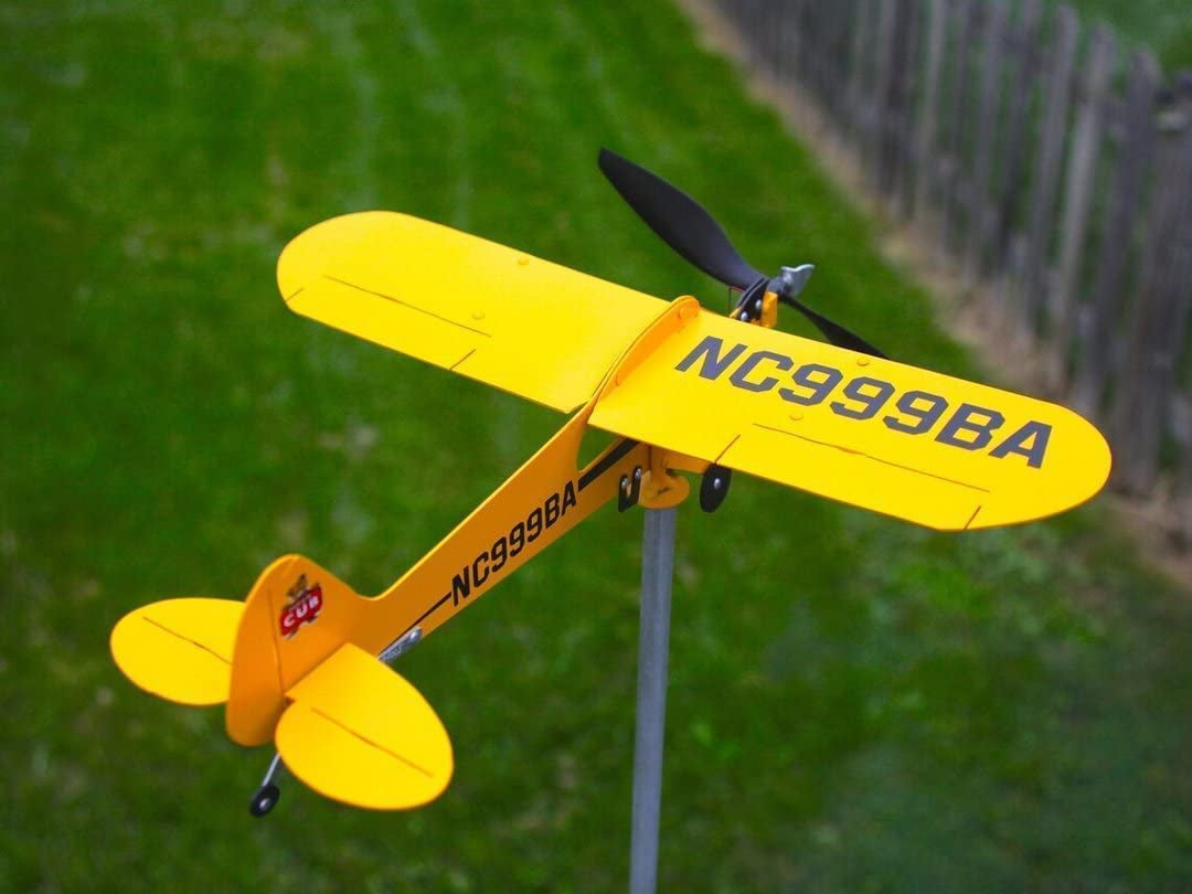 Thyggzjbs Piper J3 Cub Airplane Weathervane