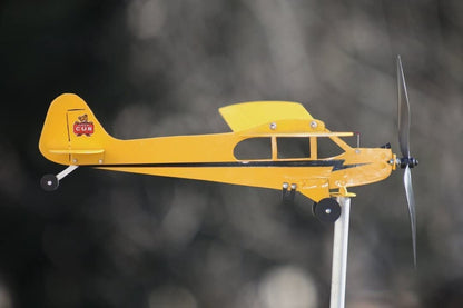 Thyggzjbs Piper J3 Cub Airplane Weathervane
