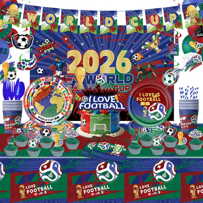 ⚽ Ultimate 2026 World Cup Party Decoration Kits | All-in-One Soccer Celebration Sets 🏆