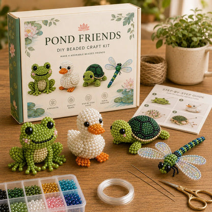 🧵✨ Creative Beaded Mini World 3D DIY Kit Collection 🐦