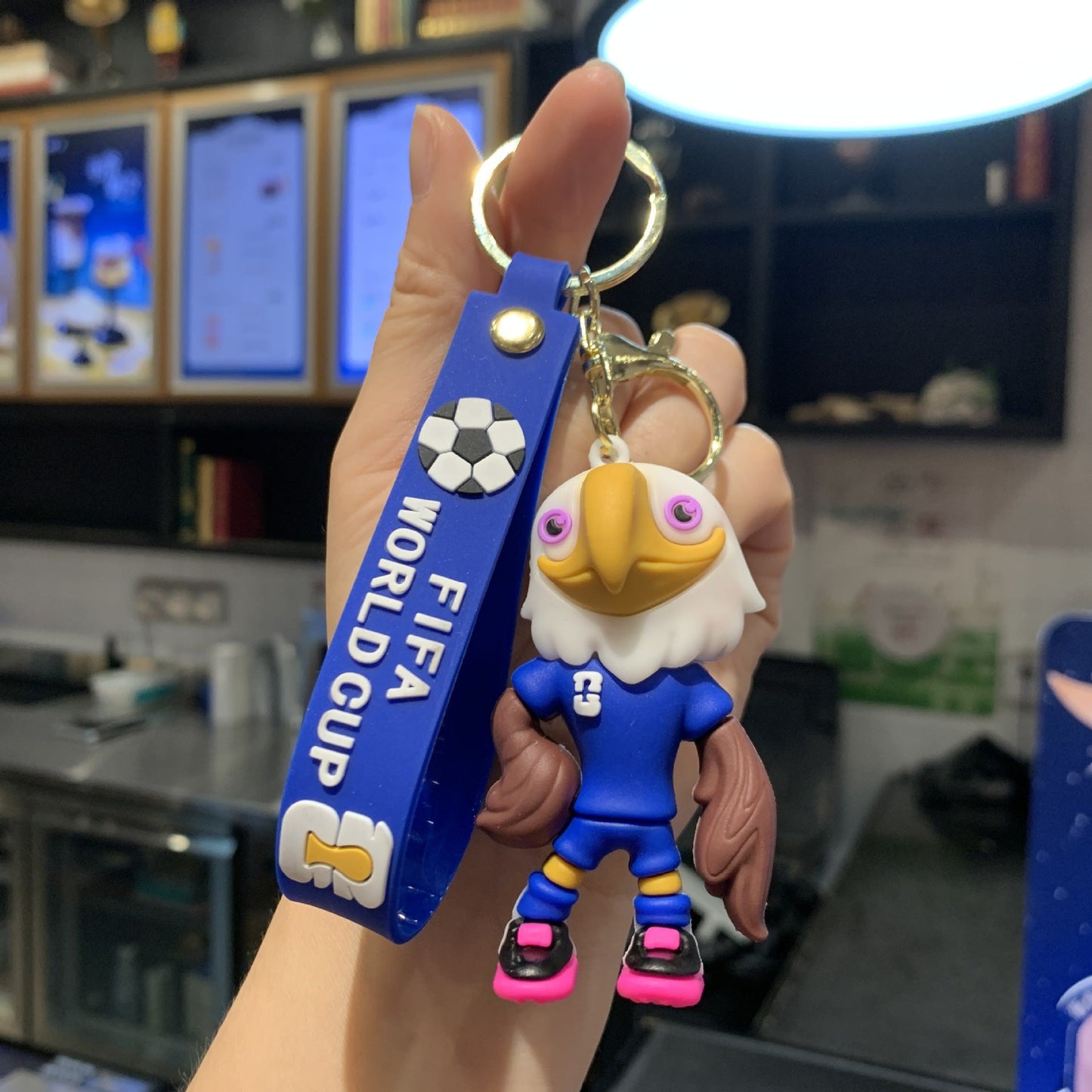 USA-Canada-Mexico World Cup Leopard🐆 Eagle🦅 & Deer🦌 | Mascot Keychain