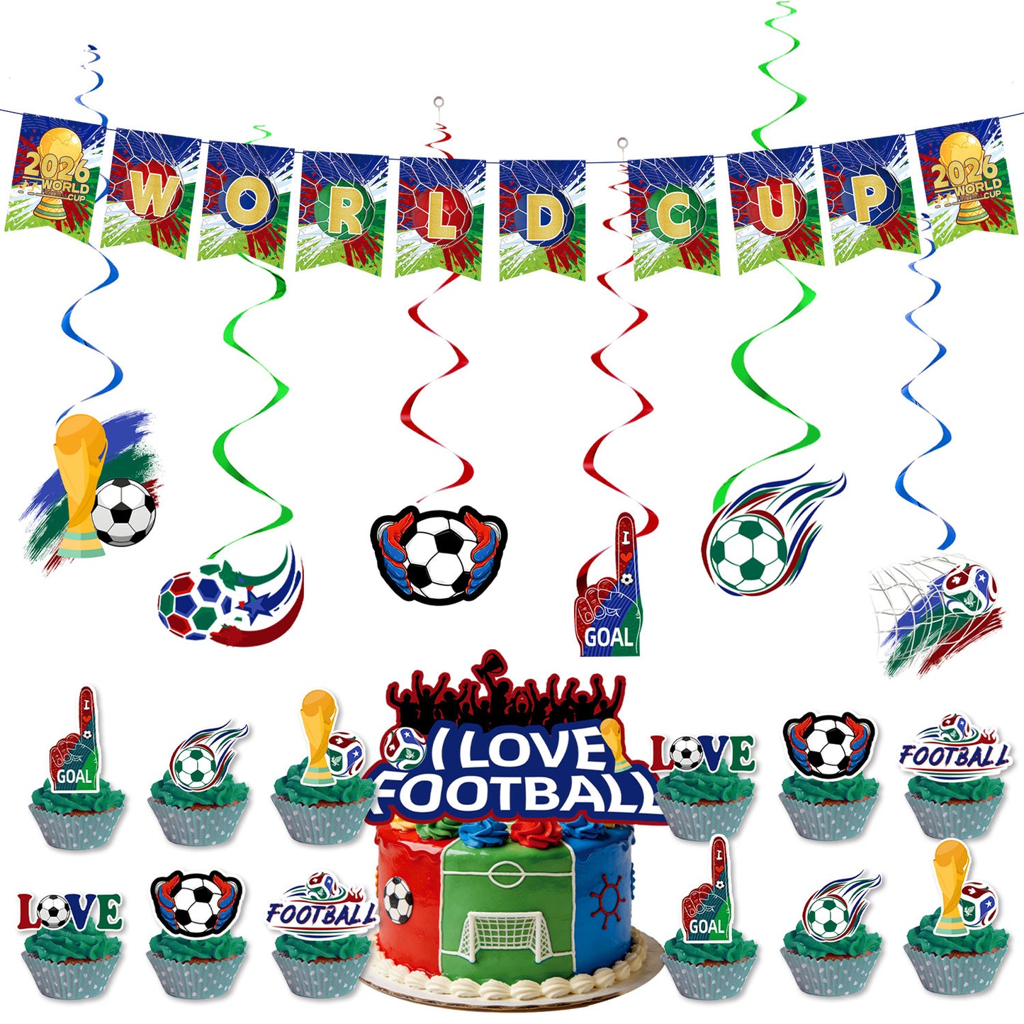 ⚽ Ultimate 2026 World Cup Party Decoration Kits | All-in-One Soccer Celebration Sets 🏆