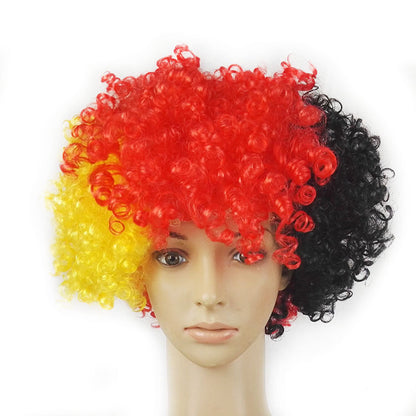 🥳 Fun Fan Afro Wig Accessory - USA 2026 World Cup 🦱🕺