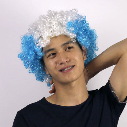 🥳 Fun Fan Afro Wig Accessory - USA 2026 World Cup 🦱🕺