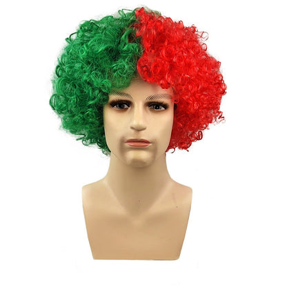 🥳 Fun Fan Afro Wig Accessory - USA 2026 World Cup 🦱🕺